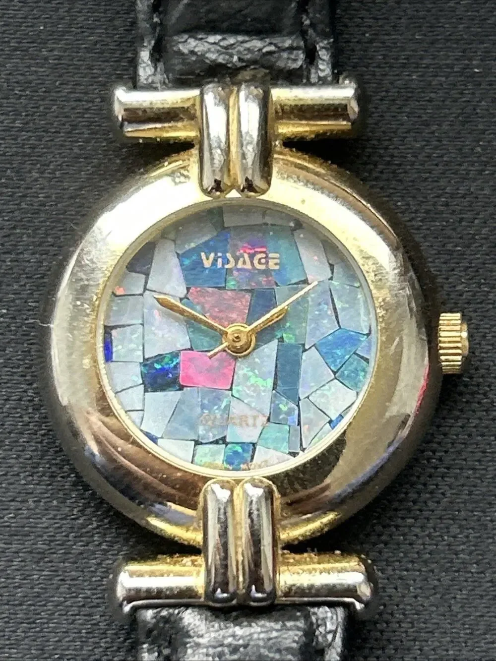Visage Opal Tone Dial Women’s Quartz Watch